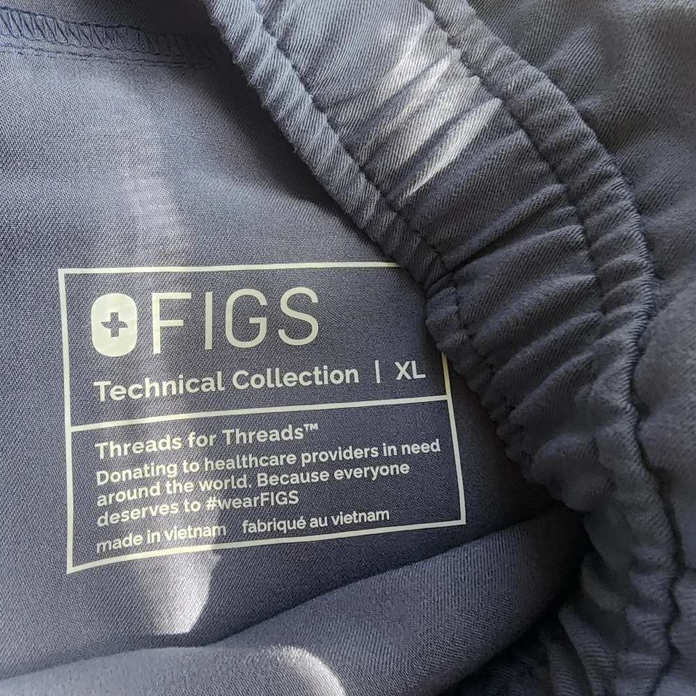 Figs Tansen Gray Jogger Pants Size XL